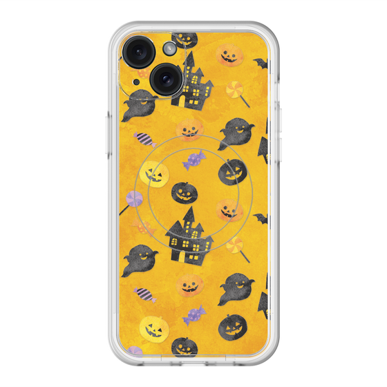 スリムプロテクションプレミアムケース with MagSafe［ Halloween Party - Orange ］