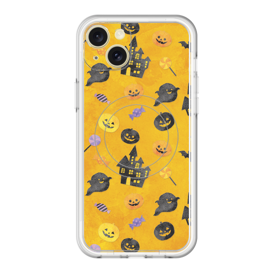 スリムプロテクションプレミアムケース with MagSafe［ Halloween Party - Orange ］