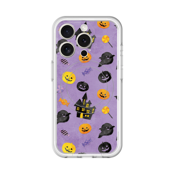 スリムプロテクションプレミアムケース with MagSafe［ Halloween Party - Purple ］