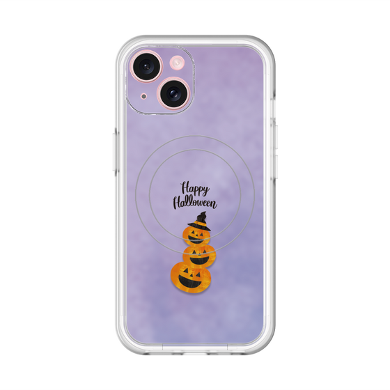 スリムプロテクションプレミアムケース with MagSafe［ Happy Halloween - Pumpkin ］