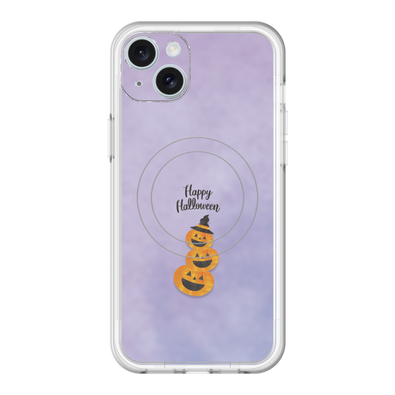 スリムプロテクションプレミアムケース with MagSafe［ Happy Halloween - Pumpkin ］