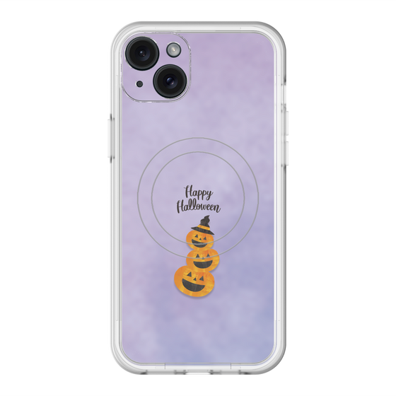 スリムプロテクションプレミアムケース with MagSafe［ Happy Halloween - Pumpkin ］