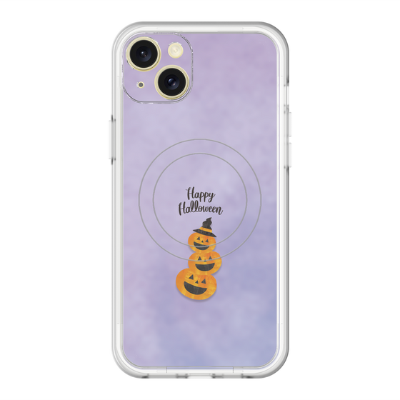スリムプロテクションプレミアムケース with MagSafe［ Happy Halloween - Pumpkin ］
