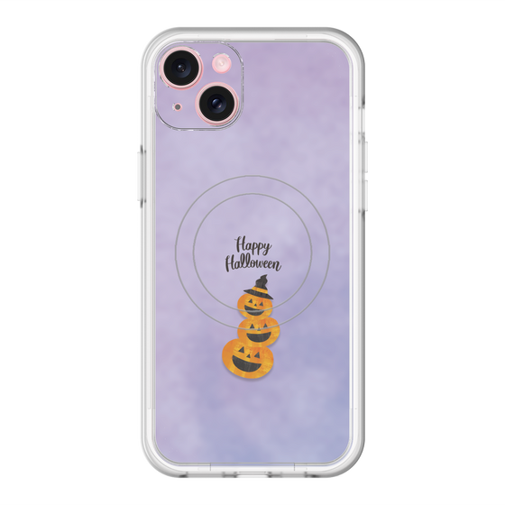 スリムプロテクションプレミアムケース with MagSafe［ Happy Halloween - Pumpkin ］