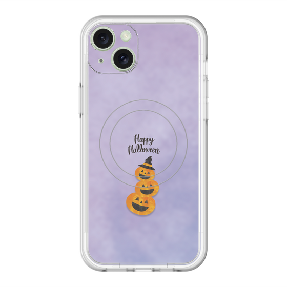 スリムプロテクションプレミアムケース with MagSafe［ Happy Halloween - Pumpkin ］