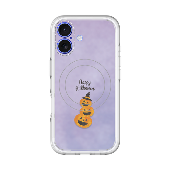 スリムプロテクションプレミアムケース with MagSafe［ Happy Halloween - Pumpkin ］