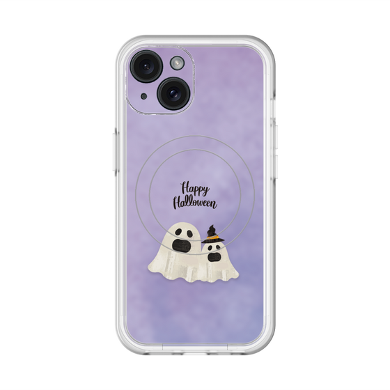 スリムプロテクションプレミアムケース with MagSafe［ Happy Halloween - Ghost ］