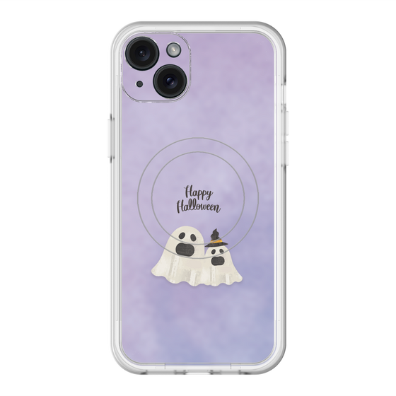 スリムプロテクションプレミアムケース with MagSafe［ Happy Halloween - Ghost ］