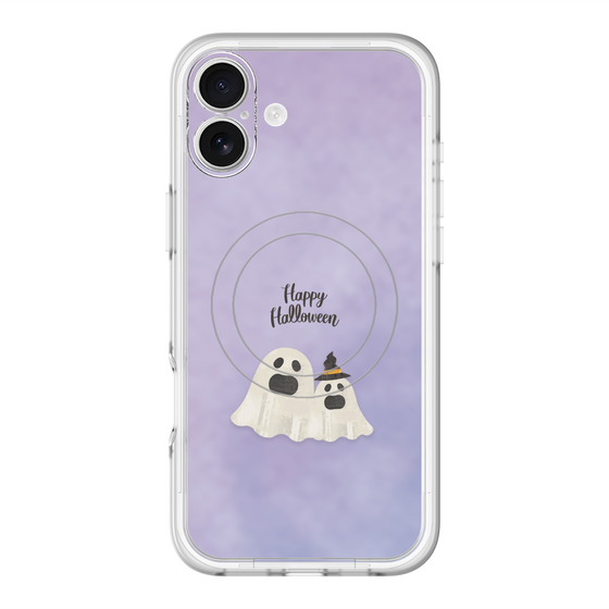 スリムプロテクションプレミアムケース with MagSafe［ Happy Halloween - Ghost ］