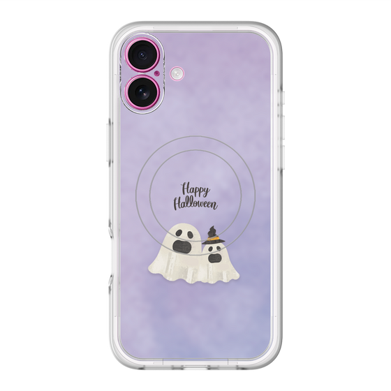 スリムプロテクションプレミアムケース with MagSafe［ Happy Halloween - Ghost ］