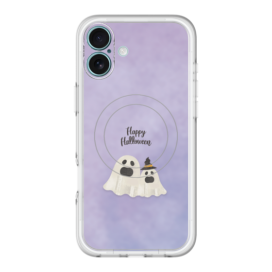 スリムプロテクションプレミアムケース with MagSafe［ Happy Halloween - Ghost ］