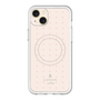 スリムプロテクションプレミアムケース with MagSafe［ LANVIN en Bleu Tiny dots Pink - ランバン ドット ピンク ］