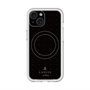 スリムプロテクションプレミアムケース with MagSafe［ LANVIN en Bleu Tiny dots Black - ランバン ドット ブラック ］