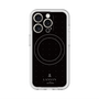 スリムプロテクションプレミアムケース with MagSafe［ LANVIN en Bleu Tiny dots Black - ランバン ドット ブラック ］
