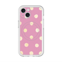 スリムプロテクションプレミアムケース with MagSafe［ 水彩ドット・レトロカラー - Pink ］