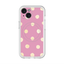 スリムプロテクションプレミアムケース with MagSafe［ 水彩ドット・レトロカラー - Pink ］