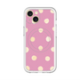 スリムプロテクションプレミアムケース with MagSafe［ 水彩ドット・レトロカラー - Pink ］