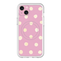 スリムプロテクションプレミアムケース with MagSafe［ 水彩ドット・レトロカラー - Pink ］