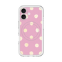 スリムプロテクションプレミアムケース with MagSafe［ 水彩ドット・レトロカラー - Pink ］