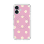 スリムプロテクションプレミアムケース with MagSafe［ 水彩ドット・レトロカラー - Pink ］