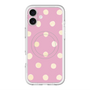 スリムプロテクションプレミアムケース with MagSafe［ 水彩ドット・レトロカラー - Pink ］