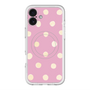 スリムプロテクションプレミアムケース with MagSafe［ 水彩ドット・レトロカラー - Pink ］