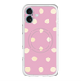 スリムプロテクションプレミアムケース with MagSafe［ 水彩ドット・レトロカラー - Pink ］