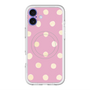 スリムプロテクションプレミアムケース with MagSafe［ 水彩ドット・レトロカラー - Pink ］