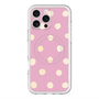 スリムプロテクションプレミアムケース with MagSafe［ 水彩ドット・レトロカラー - Pink ］