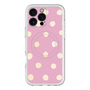 スリムプロテクションプレミアムケース with MagSafe［ 水彩ドット・レトロカラー - Pink ］