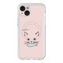 スリムプロテクションプレミアムケース with MagSafe［ 食いしん坊なねこ - Pink ］