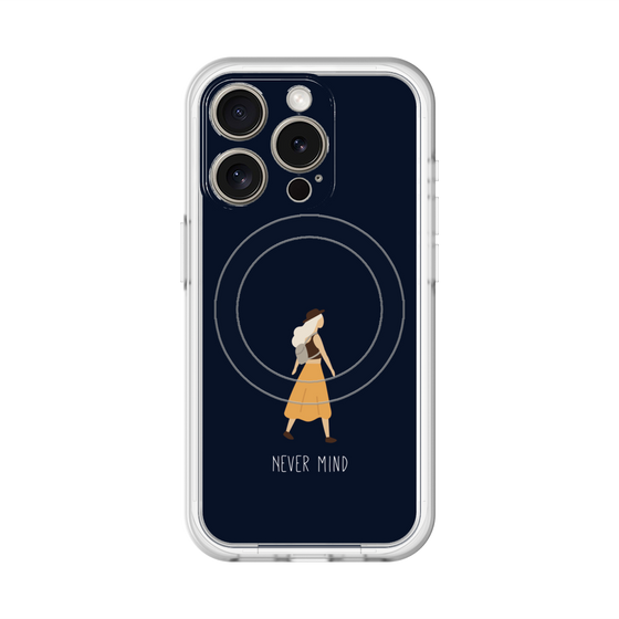 スリムプロテクションプレミアムケース with MagSafe［ Never Mind - Navy ］