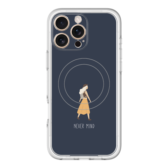 スリムプロテクションプレミアムケース with MagSafe［ Never Mind - Navy ］