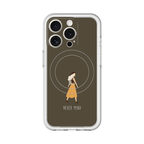 スリムプロテクションプレミアムケース with MagSafe［ Never Mind - Brown ］