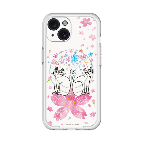 スリムプロテクションプレミアムケース with MagSafe［ おかべてつろう - きみに花束を ］