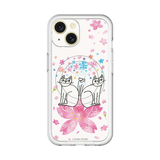 スリムプロテクションプレミアムケース with MagSafe［ おかべてつろう - きみに花束を ］