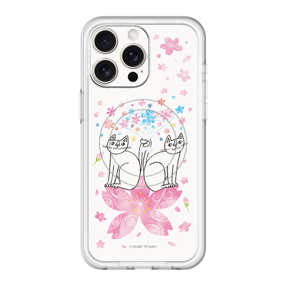 スリムプロテクションプレミアムケース with MagSafe［ おかべてつろう - きみに花束を ］