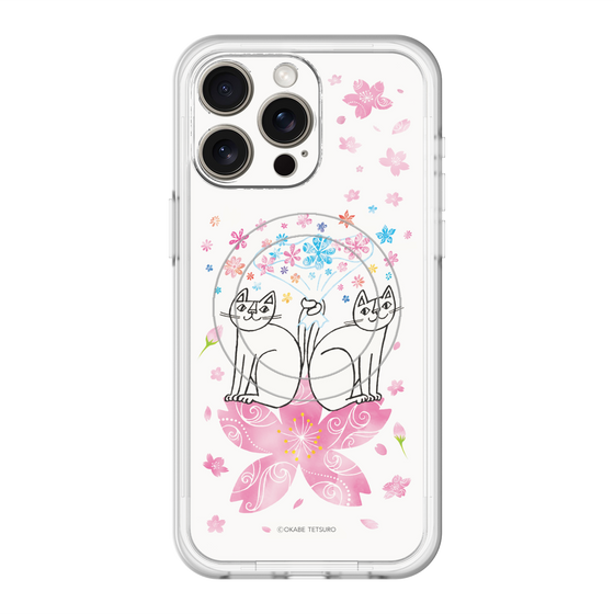 スリムプロテクションプレミアムケース with MagSafe［ おかべてつろう - きみに花束を ］