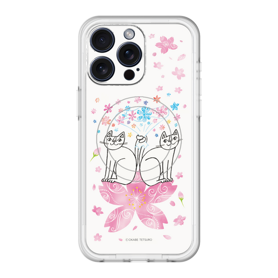 スリムプロテクションプレミアムケース with MagSafe［ おかべてつろう - きみに花束を ］