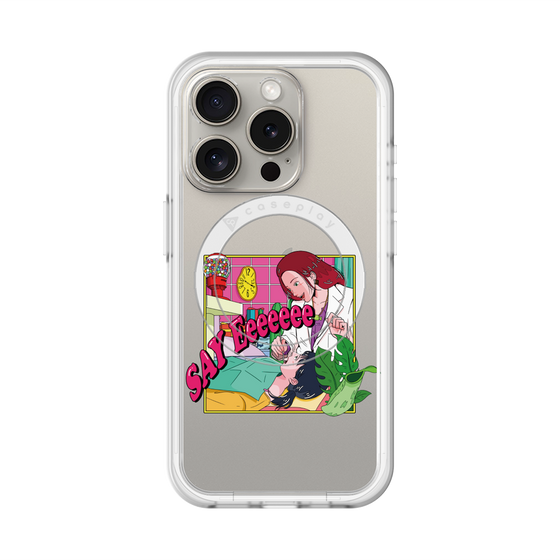 スリムプロテクションプレミアムケース with MagSafe［ SAY Eeeeeee ］