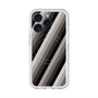 スリムプロテクションプレミアムケース with MagSafe［ Middle Stripe - Black ］