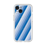 スリムプロテクションプレミアムケース with MagSafe［ Middle Stripe - Blue ］