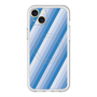 スリムプロテクションプレミアムケース with MagSafe［ Middle Stripe - Blue ］