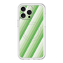スリムプロテクションプレミアムケース with MagSafe［ Middle Stripe - Green ］