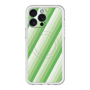 スリムプロテクションプレミアムケース with MagSafe［ Middle Stripe - Green ］
