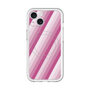 スリムプロテクションプレミアムケース with MagSafe［ Middle Stripe - Pink ］