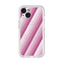スリムプロテクションプレミアムケース with MagSafe［ Middle Stripe - Pink ］