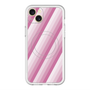 スリムプロテクションプレミアムケース with MagSafe［ Middle Stripe - Pink ］