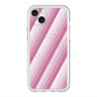 スリムプロテクションプレミアムケース with MagSafe［ Middle Stripe - Pink ］