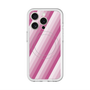 スリムプロテクションプレミアムケース with MagSafe［ Middle Stripe - Pink ］